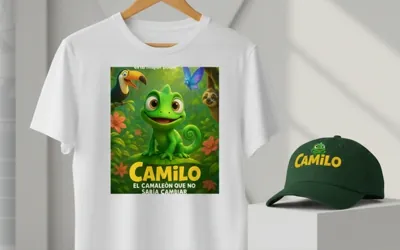 Cámara de cine sobre trípode